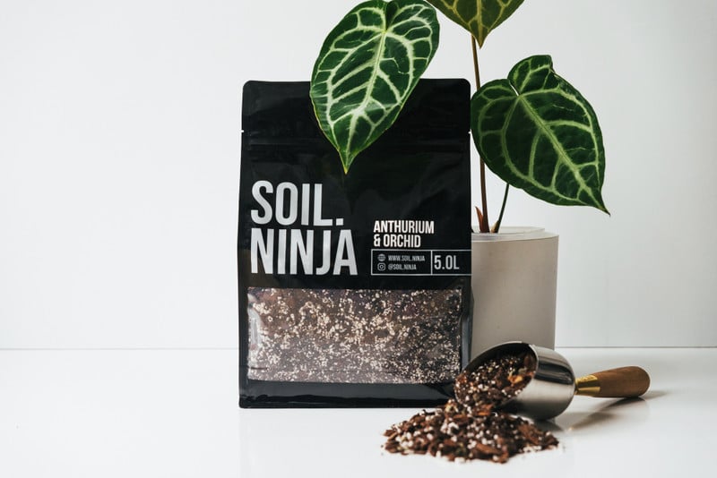 Soil ninja: supstrat za orhideje i anturijume (zemlja) - 2.5 l