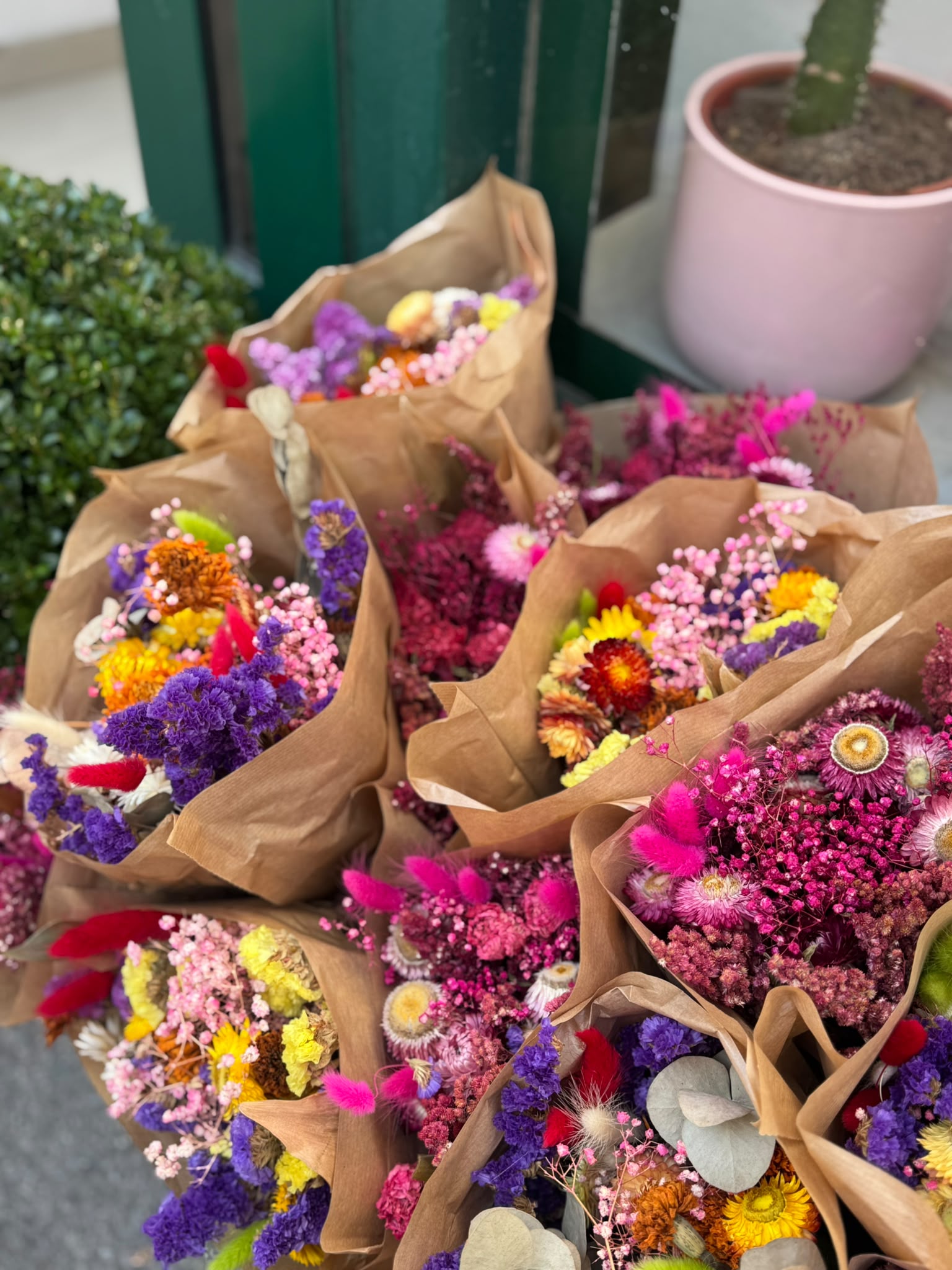 Buket od suhog cvijeća: Dried Flower Bouquet - M